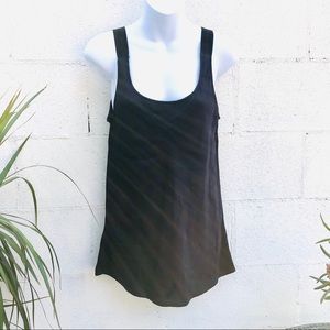 Theory Navy blue Tank Top black straps medium